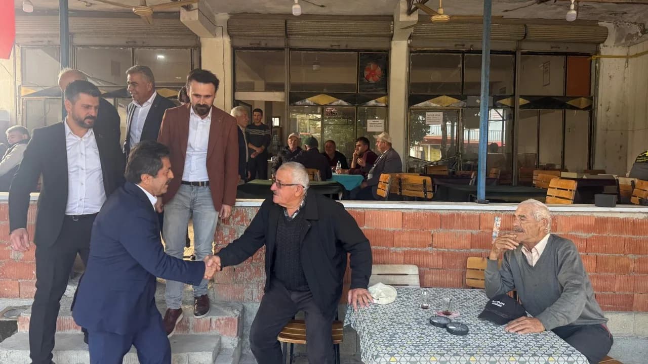 Karaman Mv. Sn. Osman SAĞLAM Beledidyemizi ziyaret etti.