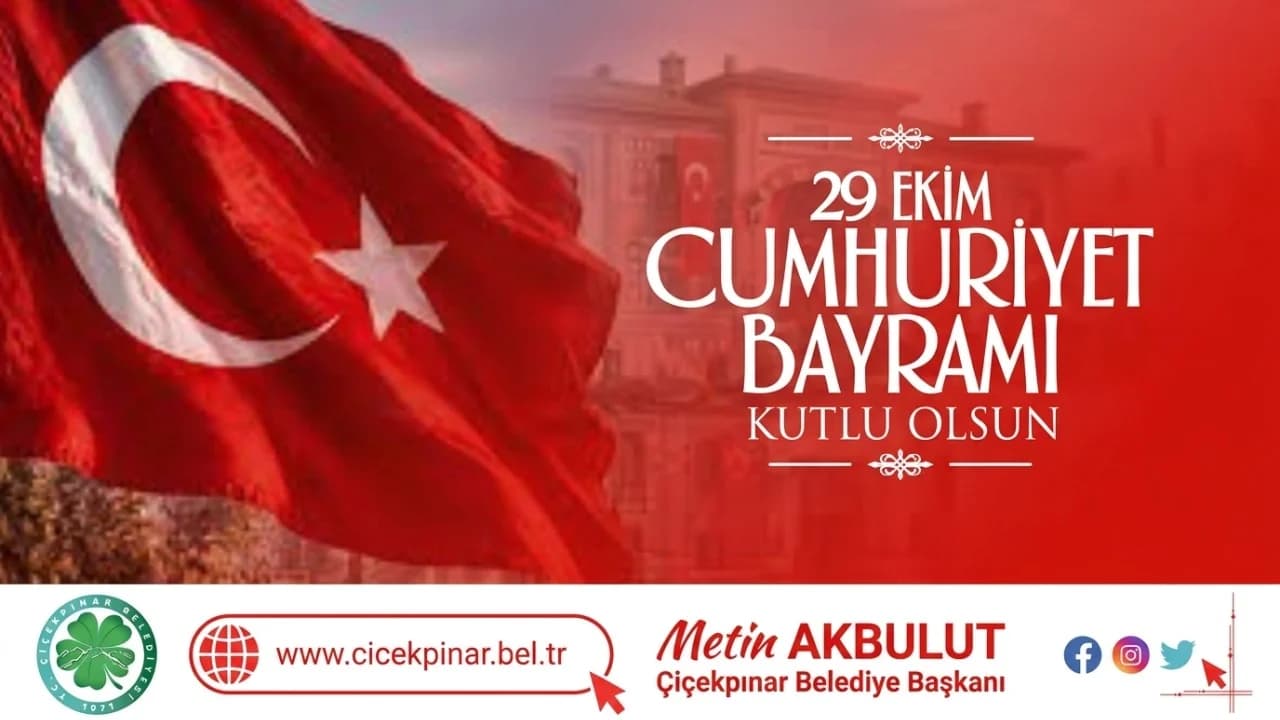 29 EKİM CUMHURİYET BAYRAMIMIZ KUTLU OLSUN.