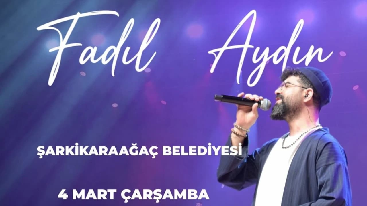 Şarkikarağaç Belediyesinden Ramazan Konseri: Fadıl Aydın