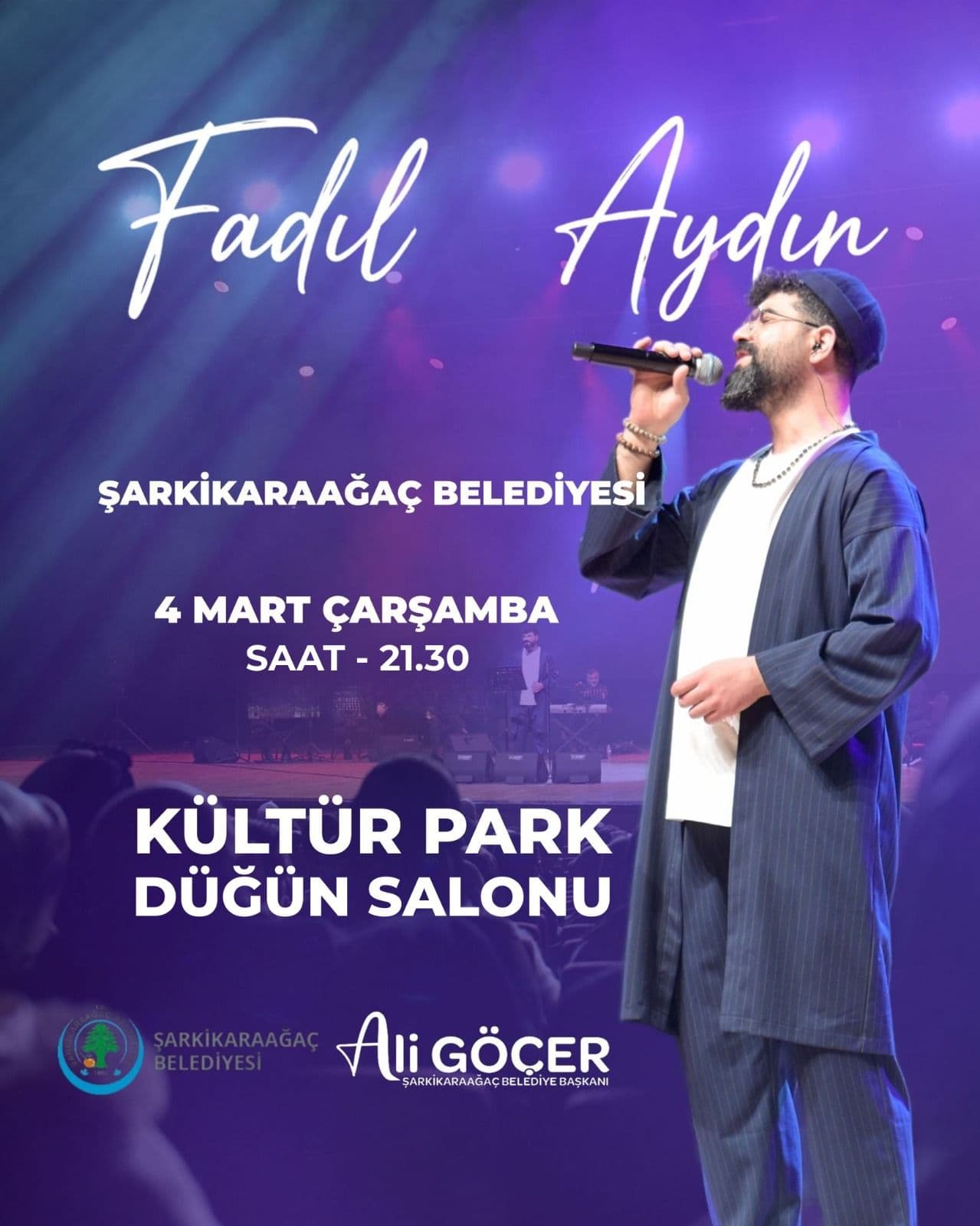 Şarkikarağaç Belediyesinden Ramazan Konseri: Fadıl Aydın